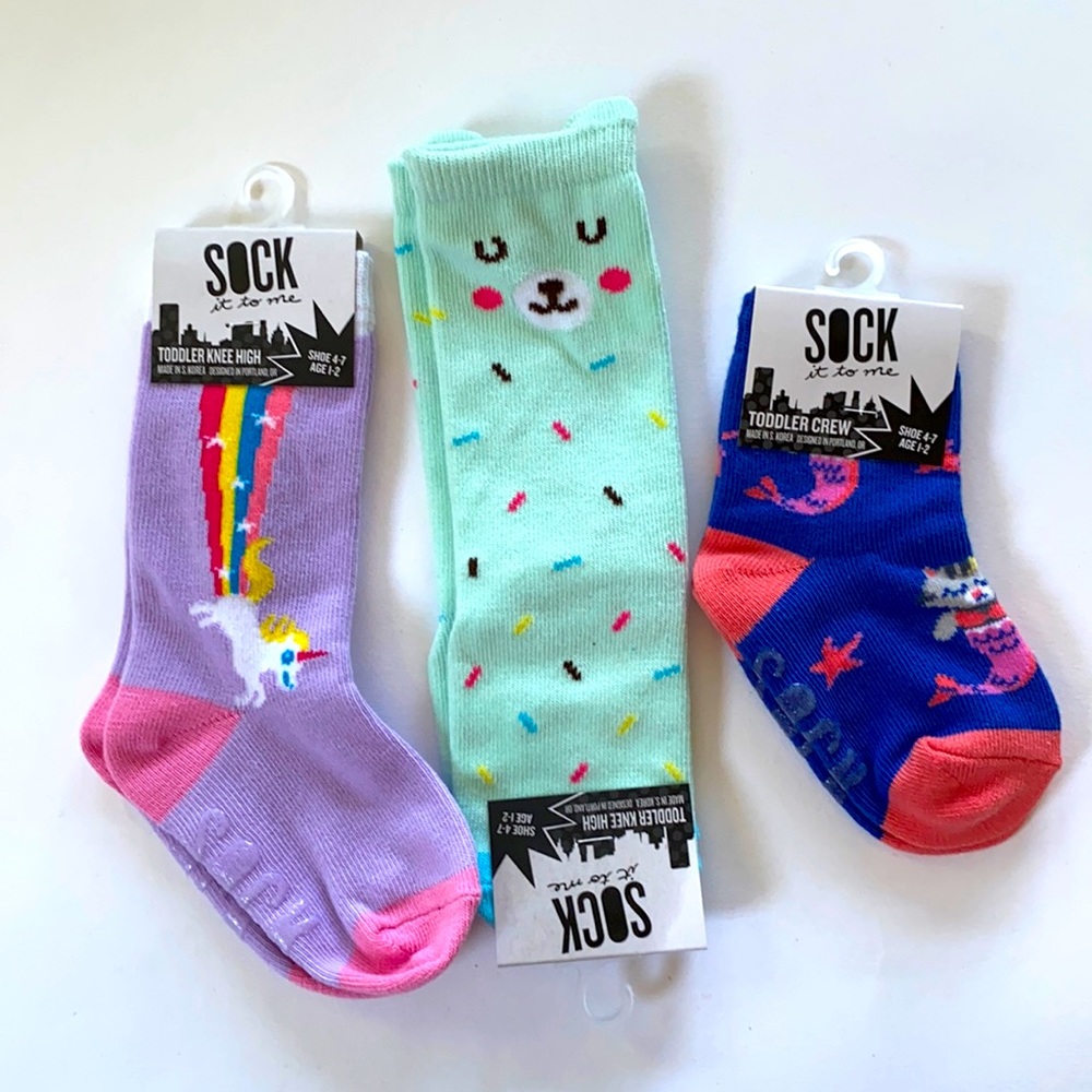 Set of 3 pairs Sock It To Me Girls Socks